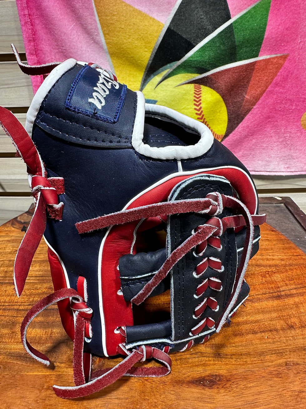 Thumbnail: 11” RHT blue/red kids oiled and broken in game ready 