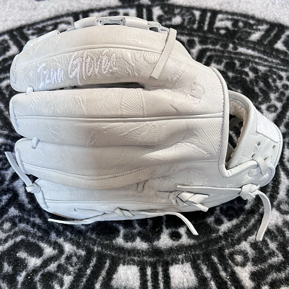 Thumbnail: 12", RHT, Reinforced Basket Web, Apache White, #Elite-1A-935