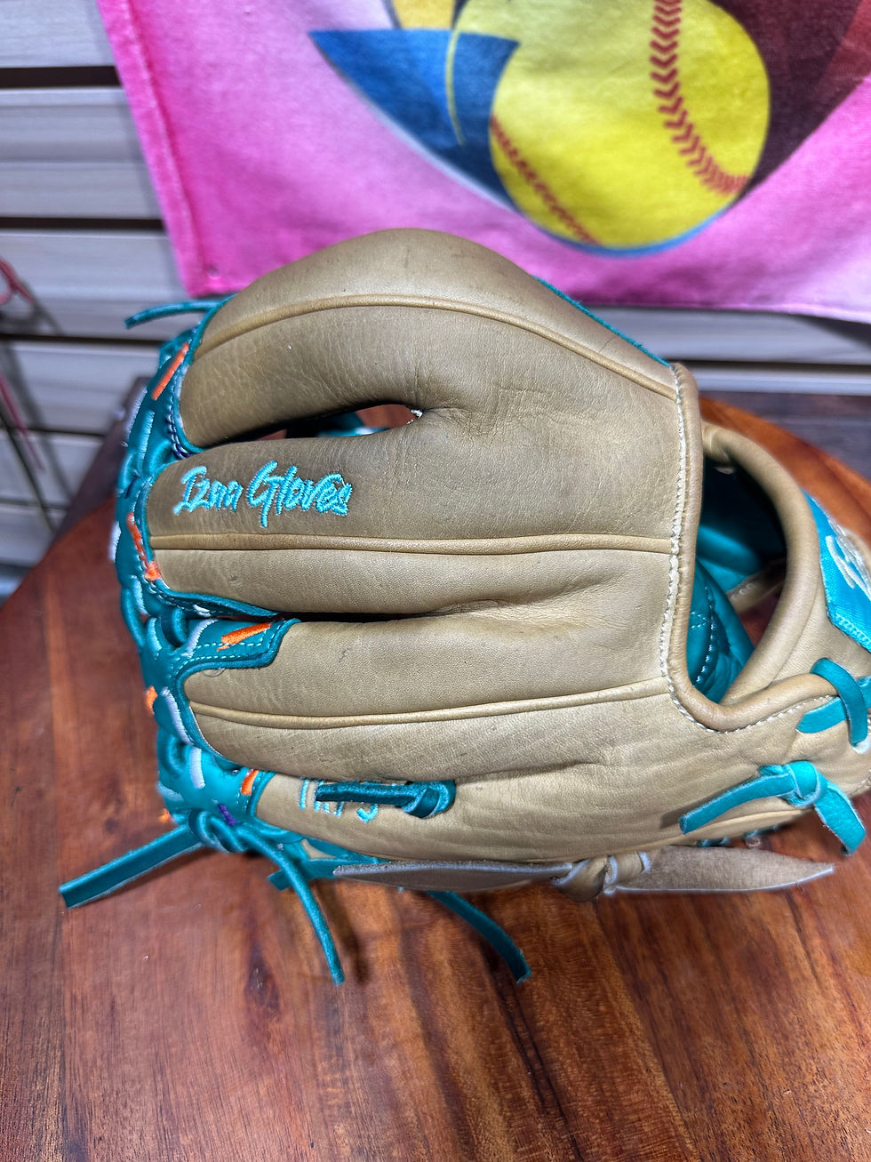 Thumbnail: 11.75” RHT kids ice cream  Carolina blue oiled broken in , game ready 