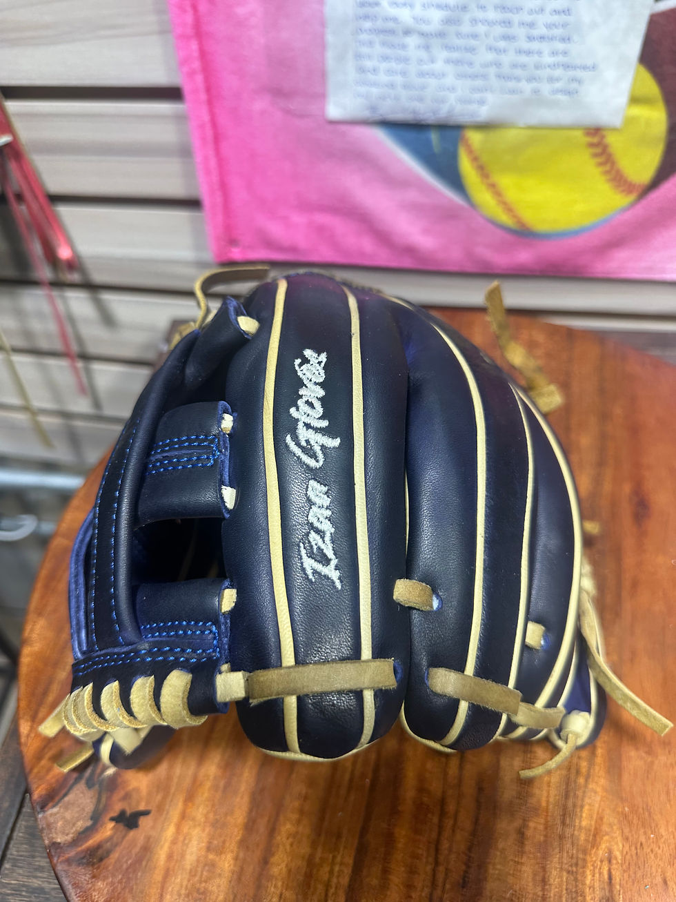 Thumbnail: 11.75”RHT, H-Web navy blue oiled and broken in , extra padding 