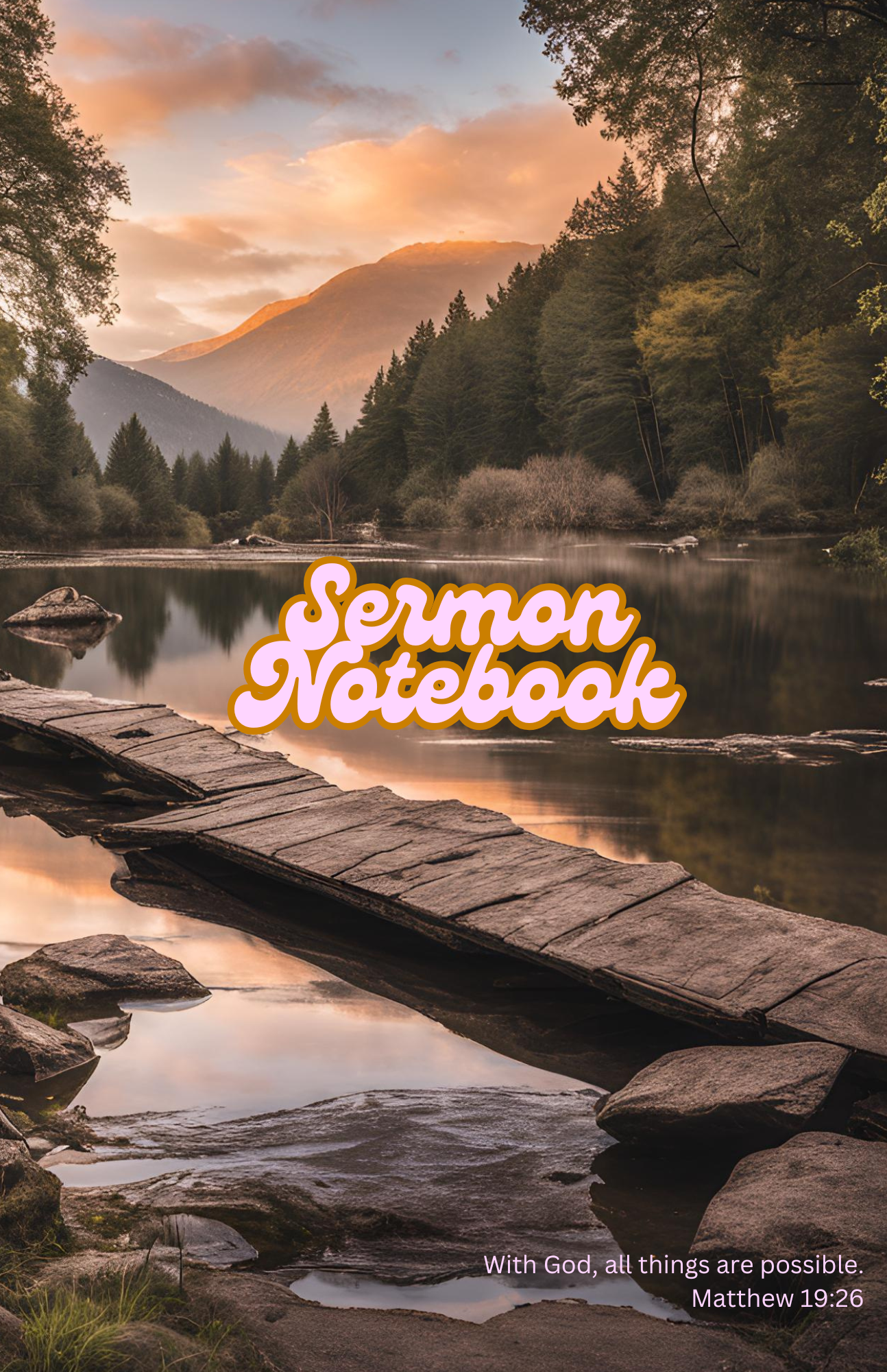 Lake Cover - Sermon Notebook