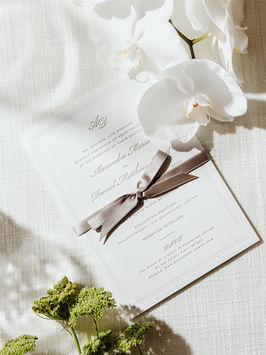 Bespoke wedding stationery design for an international destination wedding