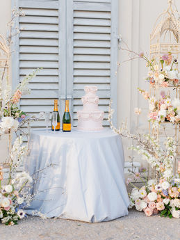 Champaign Tower Hochzeit, Tortenanschnitt Hochzeit, MariellaWedding Hochzeitsplanerin