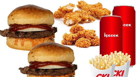 Taraftar Dana Burger Menü (2 Kişilik)