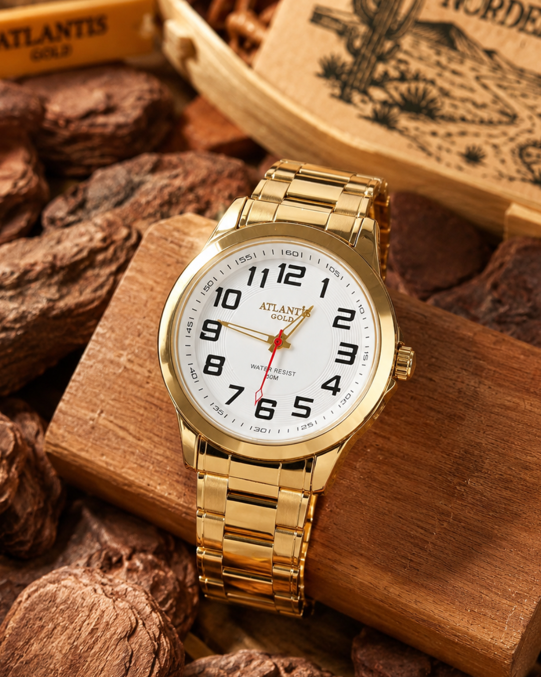 Relógio Masculino - Atlantis Gold G3486