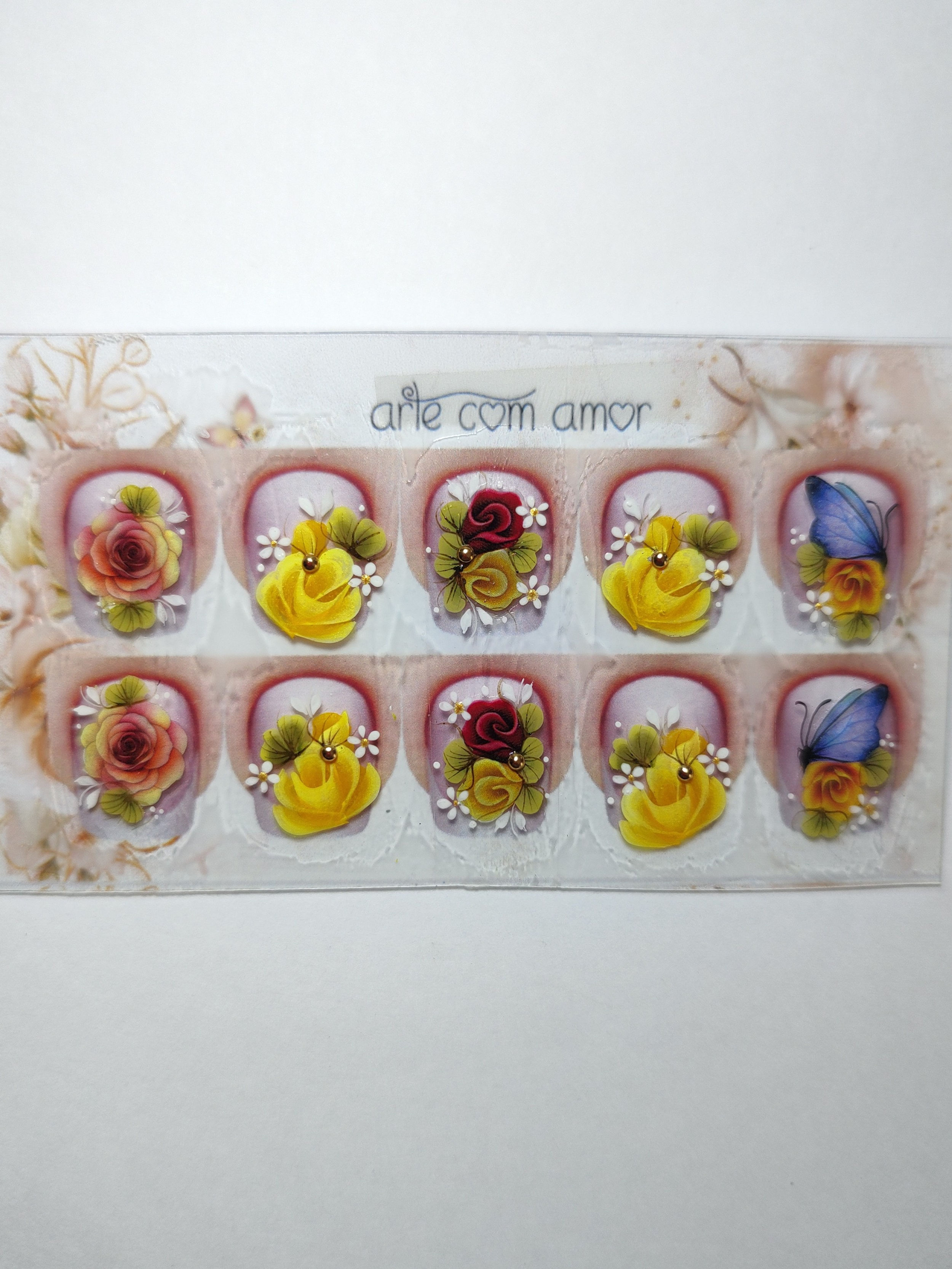 Cartela 5 pares, M 01 