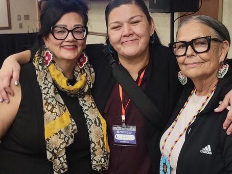 Standing with Leslie Spillett and Hilda Anderson-Pyrz, two respected Indigenous leaders and champions whose work continues to strengthen communities, advance justice, and inspire meaningful action.