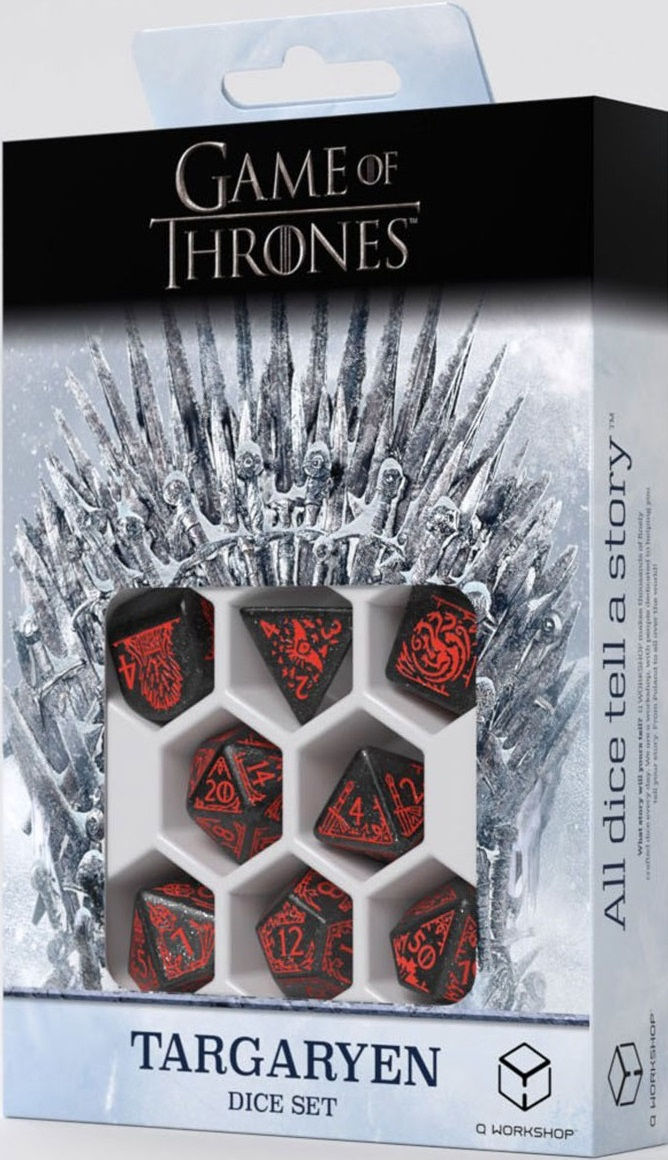 GAME OF THRONES TARGARYEN DICE SET