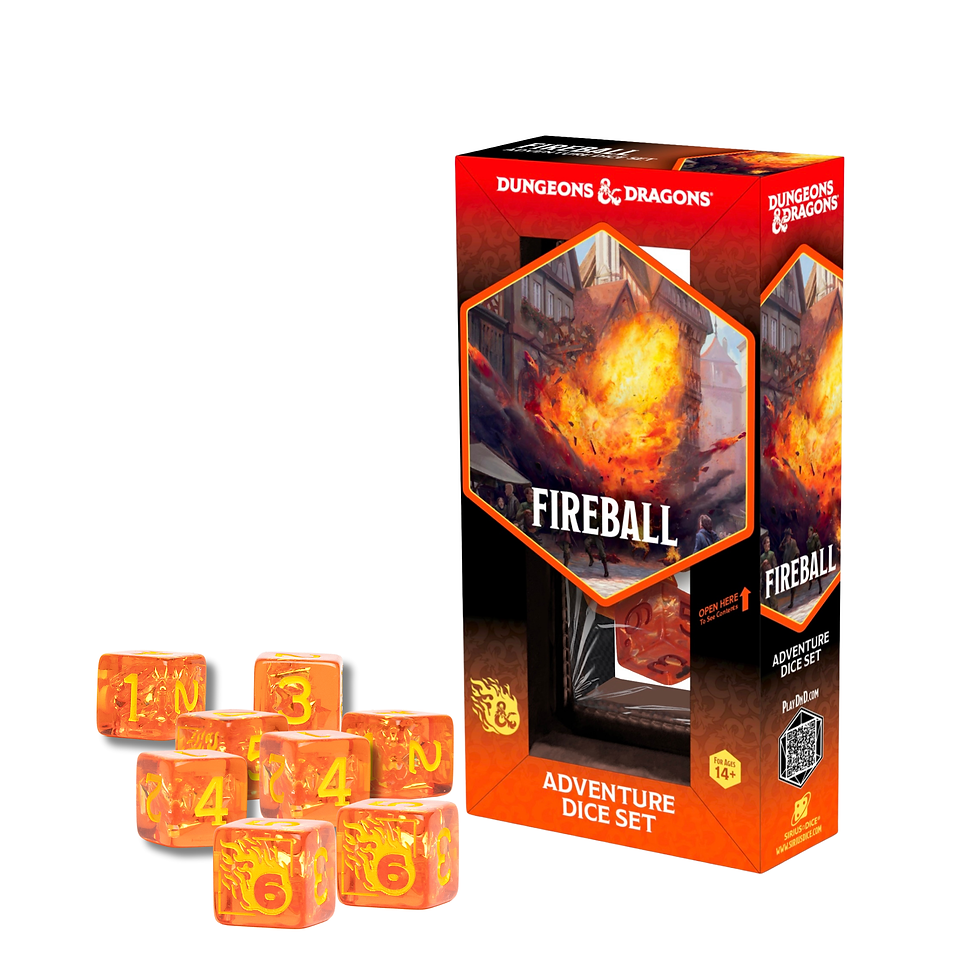 DND ADVENTURE DICE: FIREBALL