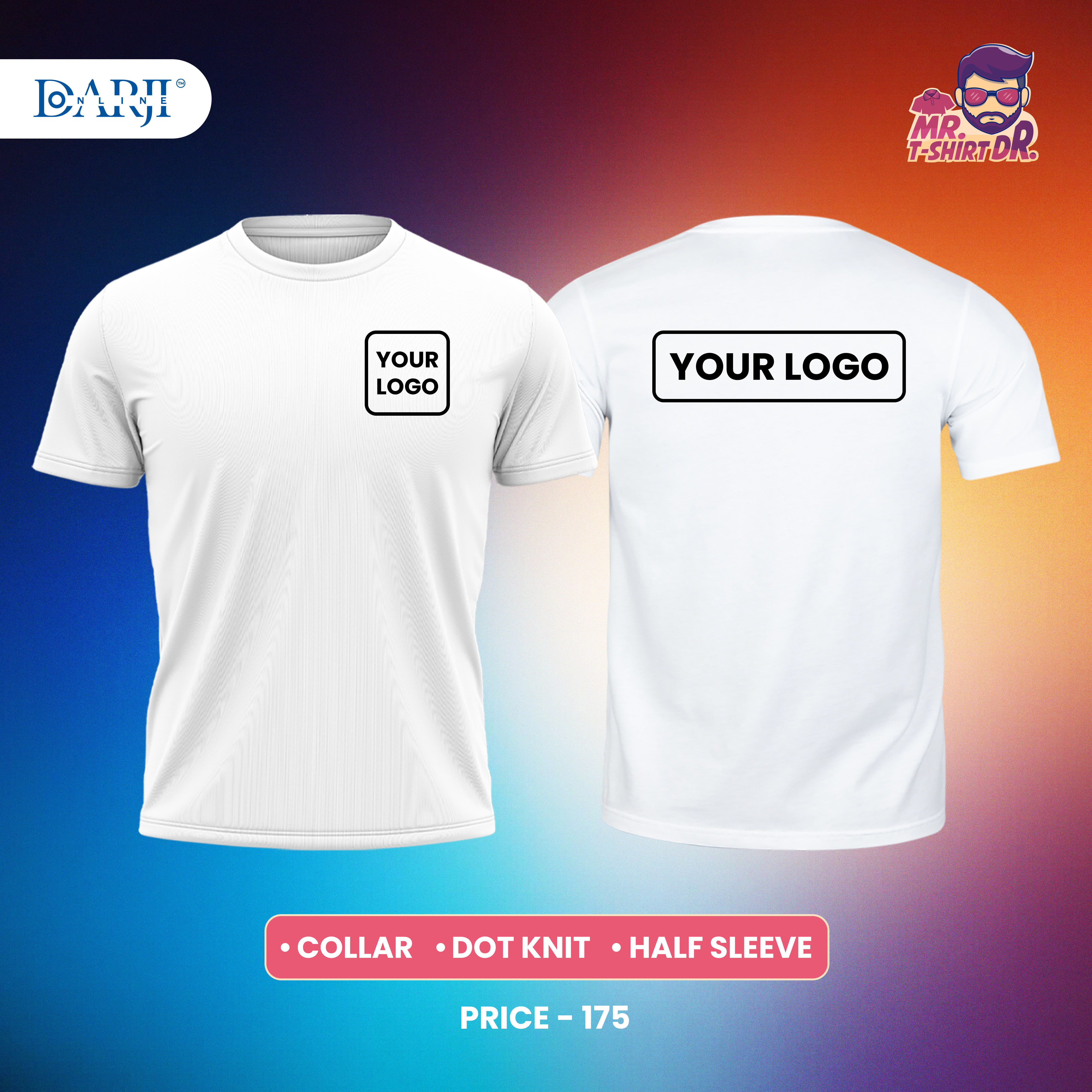 Round Neck Half Sleeve T-Shirt