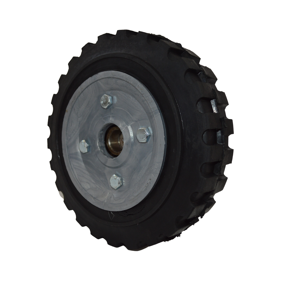 Miniatura: RUEDA B-010 P/DIABLO TIPO TRACTOR C/RIN DE PLASTICO O LAMINA DOBLE B/JUNTO. 2BL.