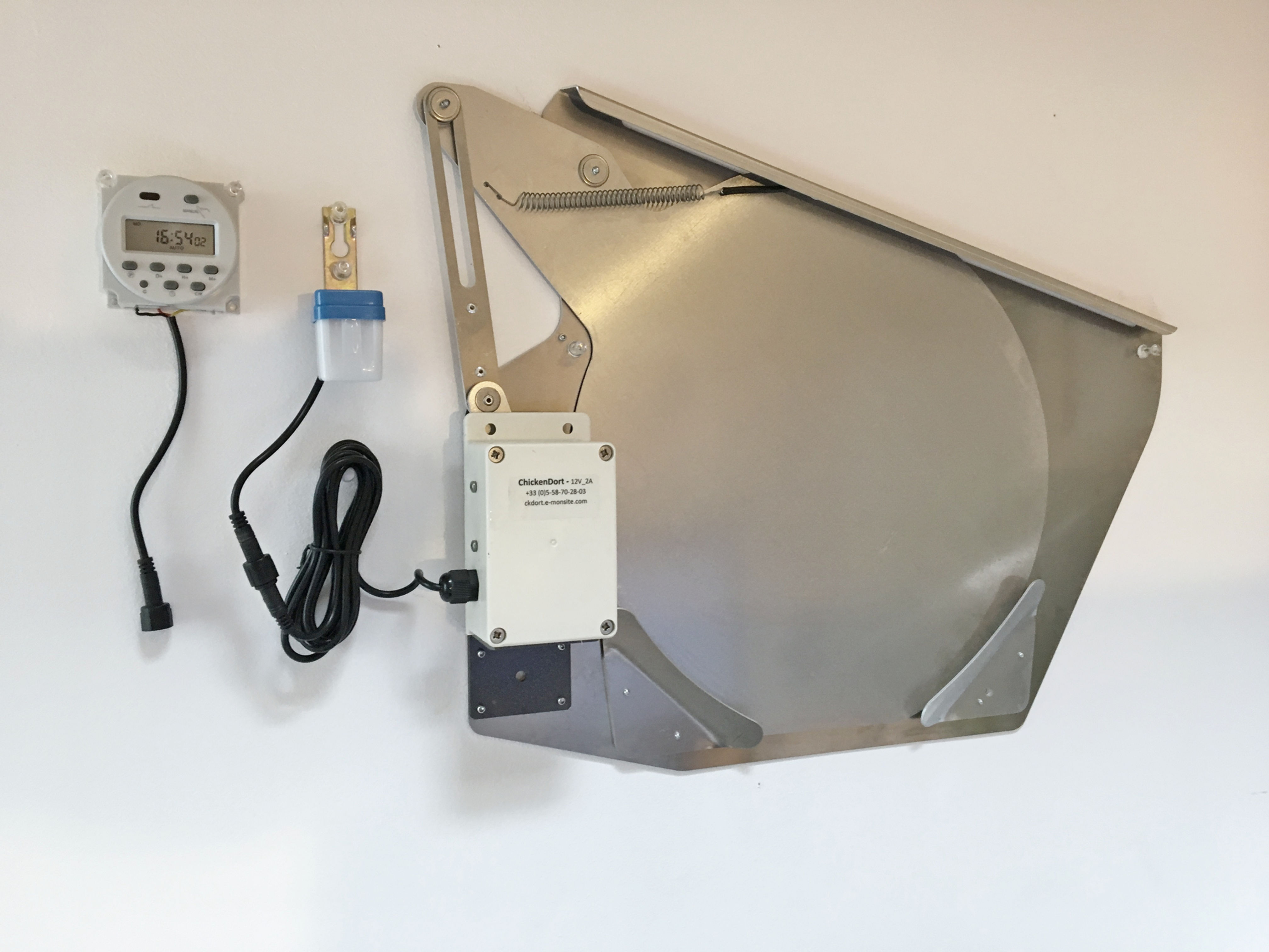 Porte automatique poulailler Chickendort_JN & Prog