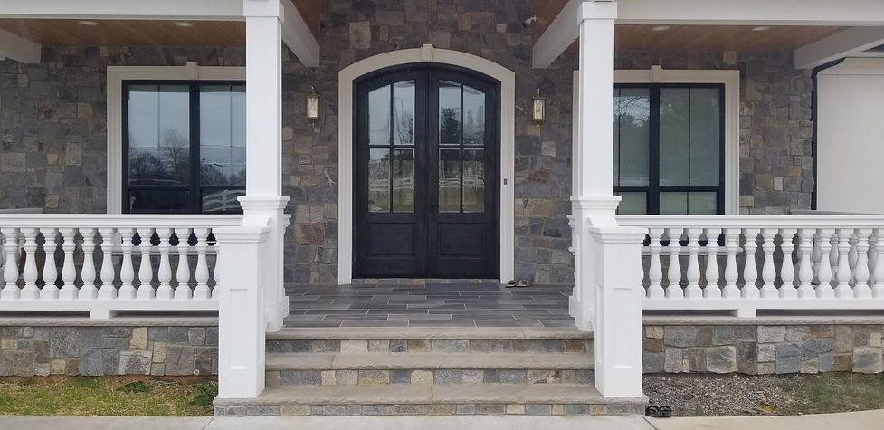 Stucco and Stone House