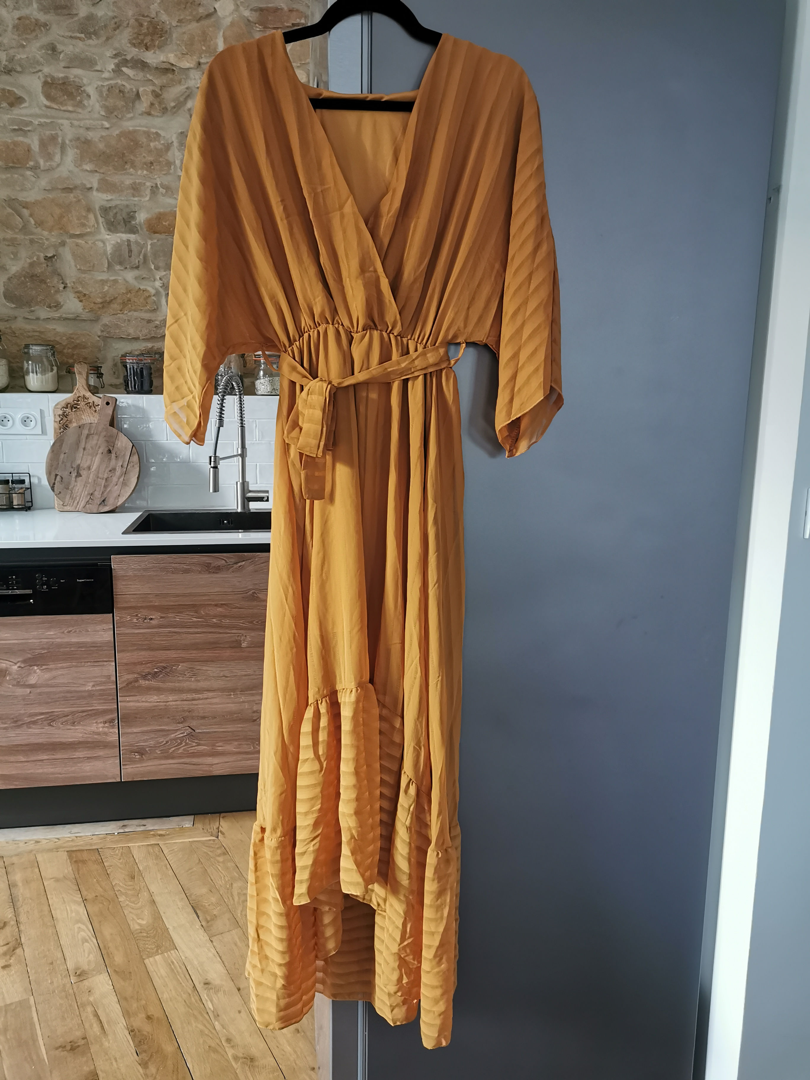 Robe "Nova" moutarde