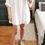 Miniature : Robe Lin blanche