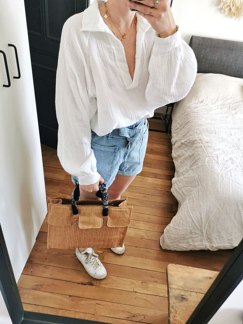 Miniature : Blouse " Anna" blanche