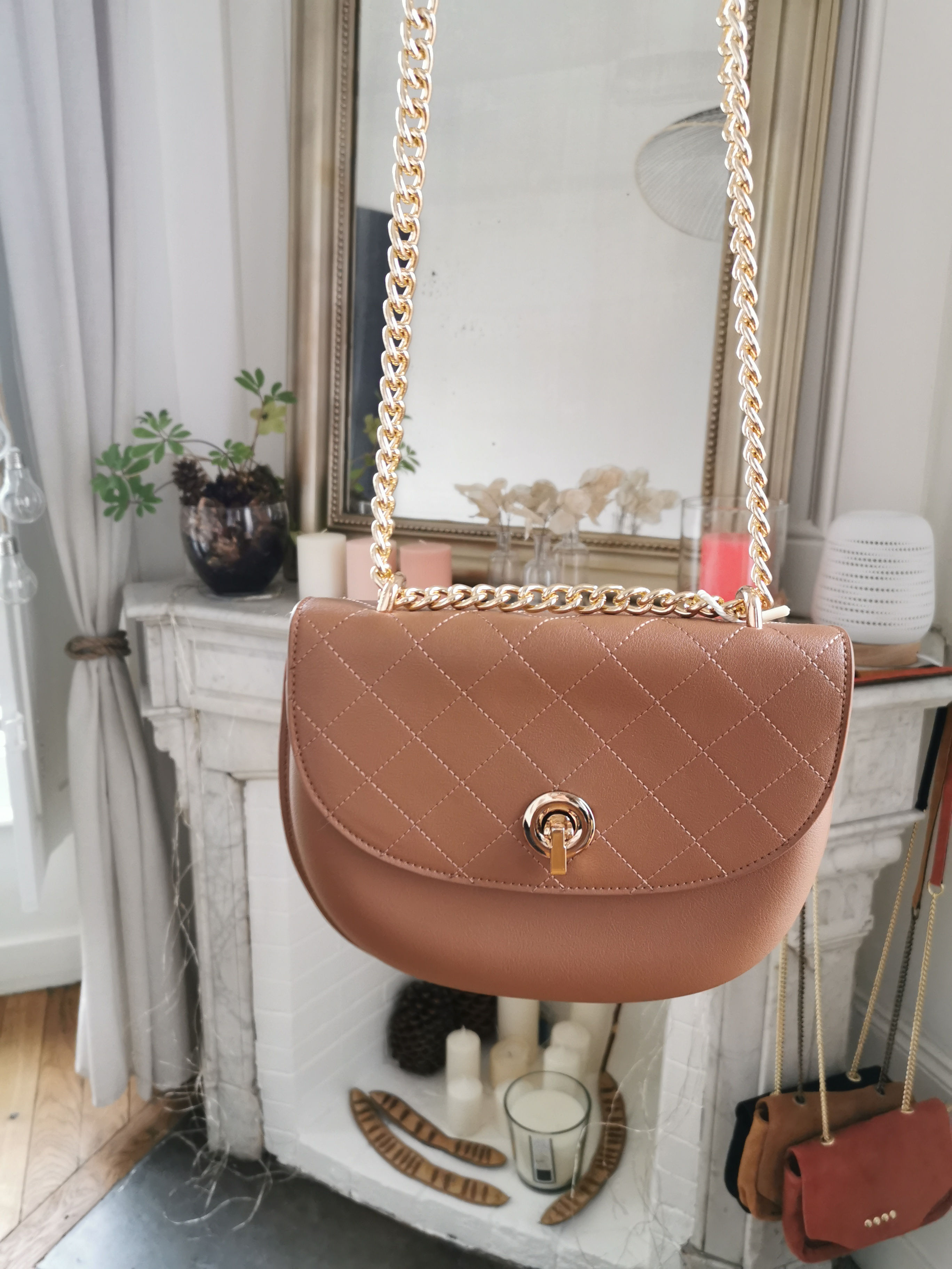 Pochette "Romy" camel