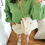 Miniature : Blouse "Anna" verte