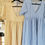 Miniature : Robe babydoll moutarde