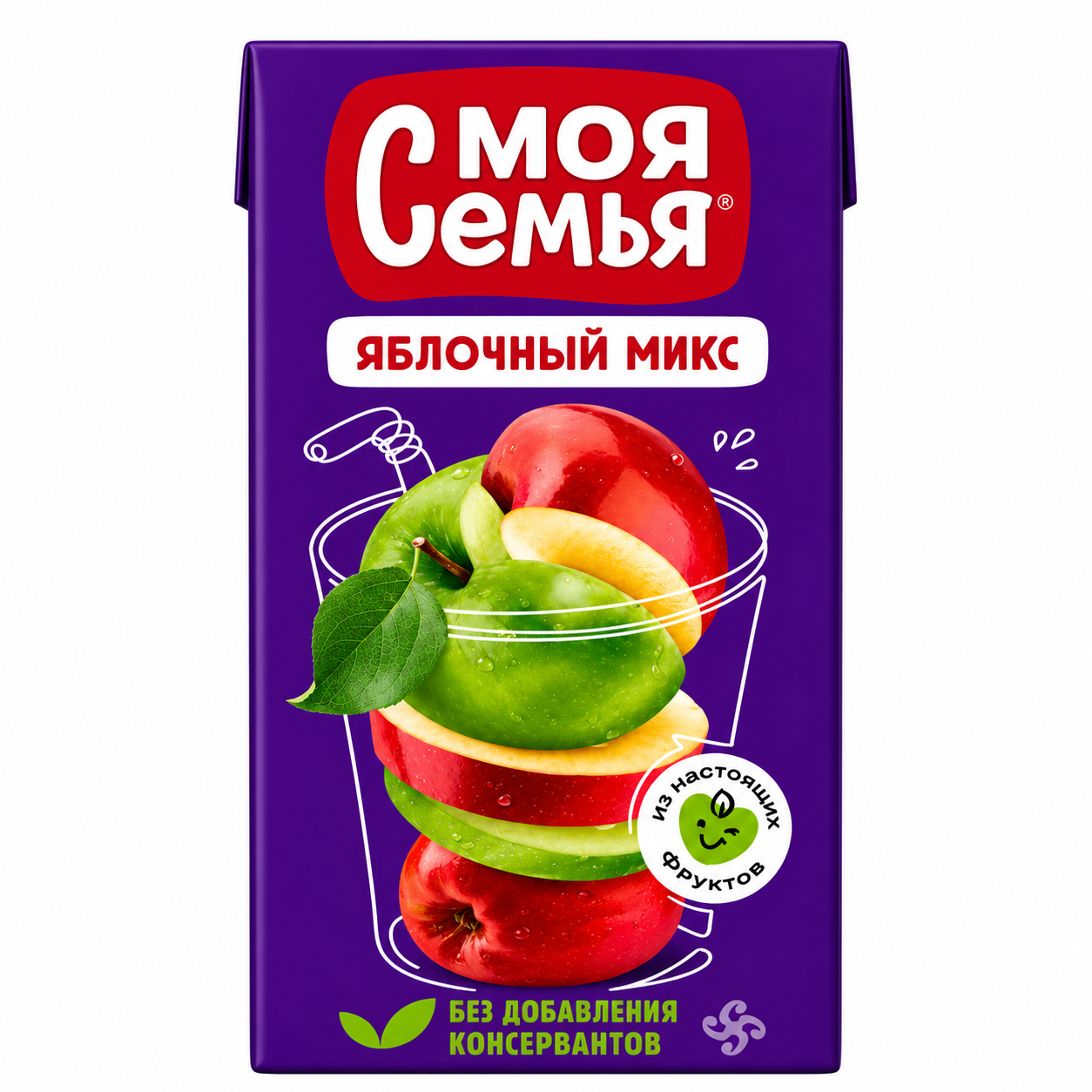 Яблочный микс напиток Моя Семья