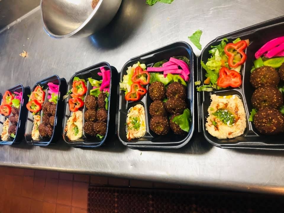 Arranged Food and Objects