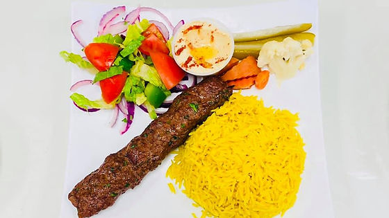 Beef Kafta Lunch Special - كفته كباب