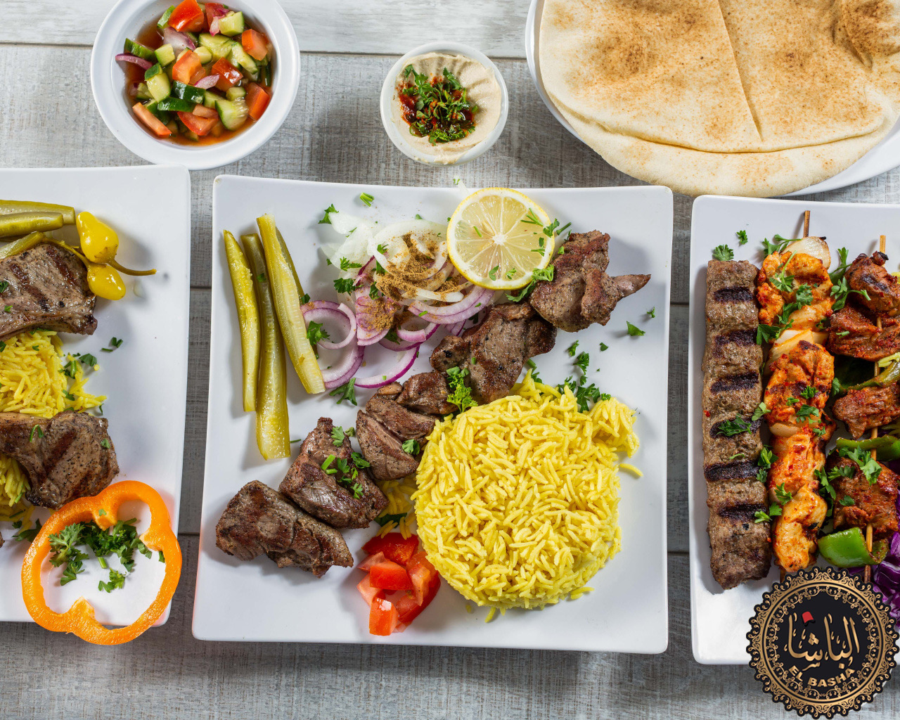 Arranged Food and Objects