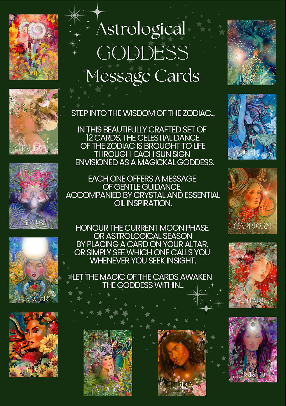 Astrology Goddess Cards Collaboration.