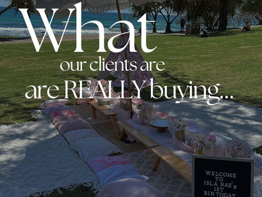 What our customers are really buying …