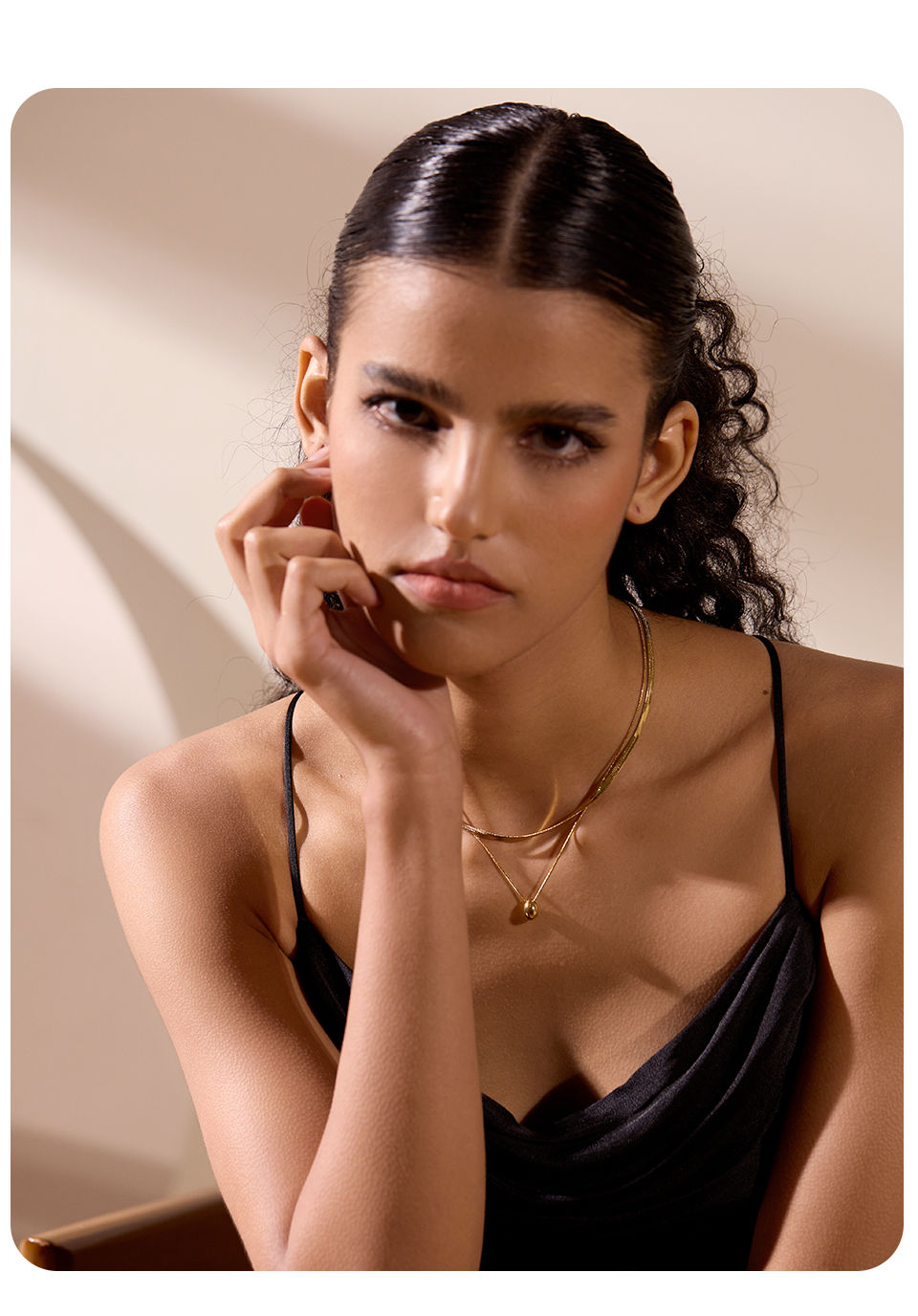 Thumbnail: Golden Harmony Layered Necklace