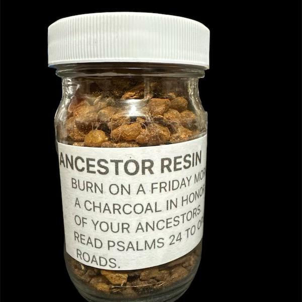 Ancestor Resin – Ritual Incense for Ancestral Connection – handcrafted spiritual supplies Readings by Judie