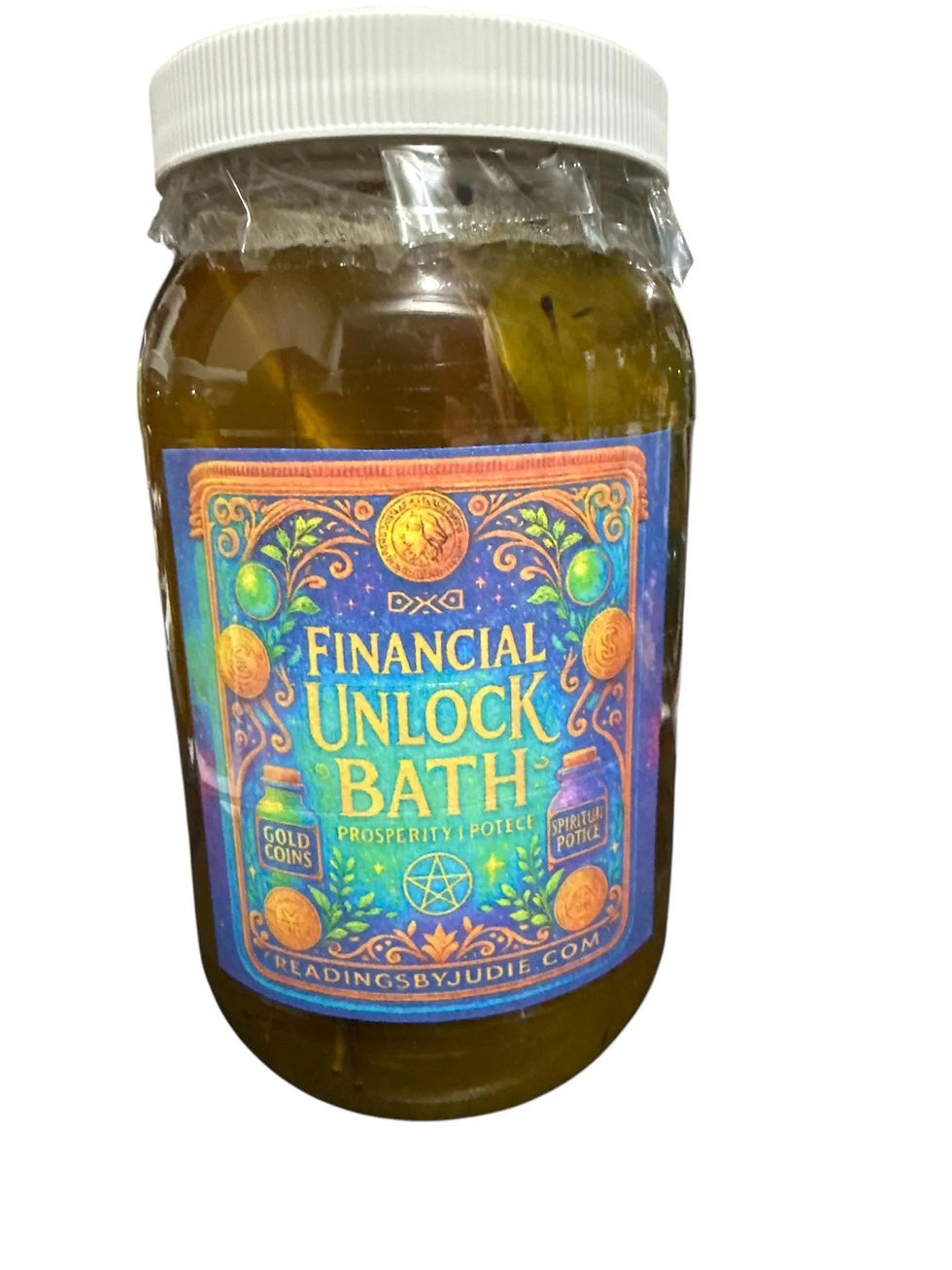 Financial Unlocking Cleansing Bath – Rootwork Bath for Money Blocks – handcrafted spiritual supplies Readings by Judie