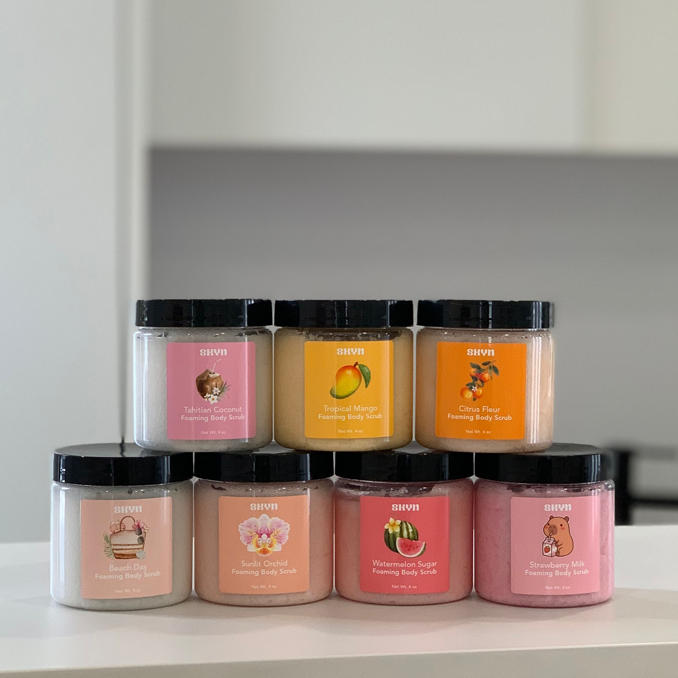 Foaming Sugar Scrub 4 oz