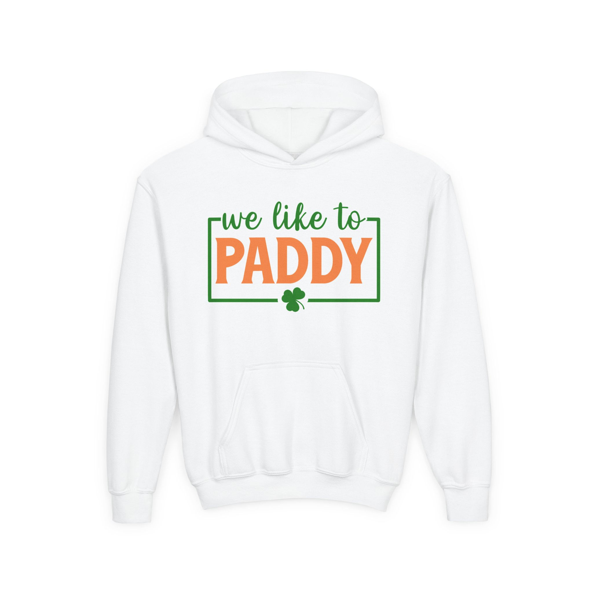 We Like to Paddy Youth Hooded Sweatshirt