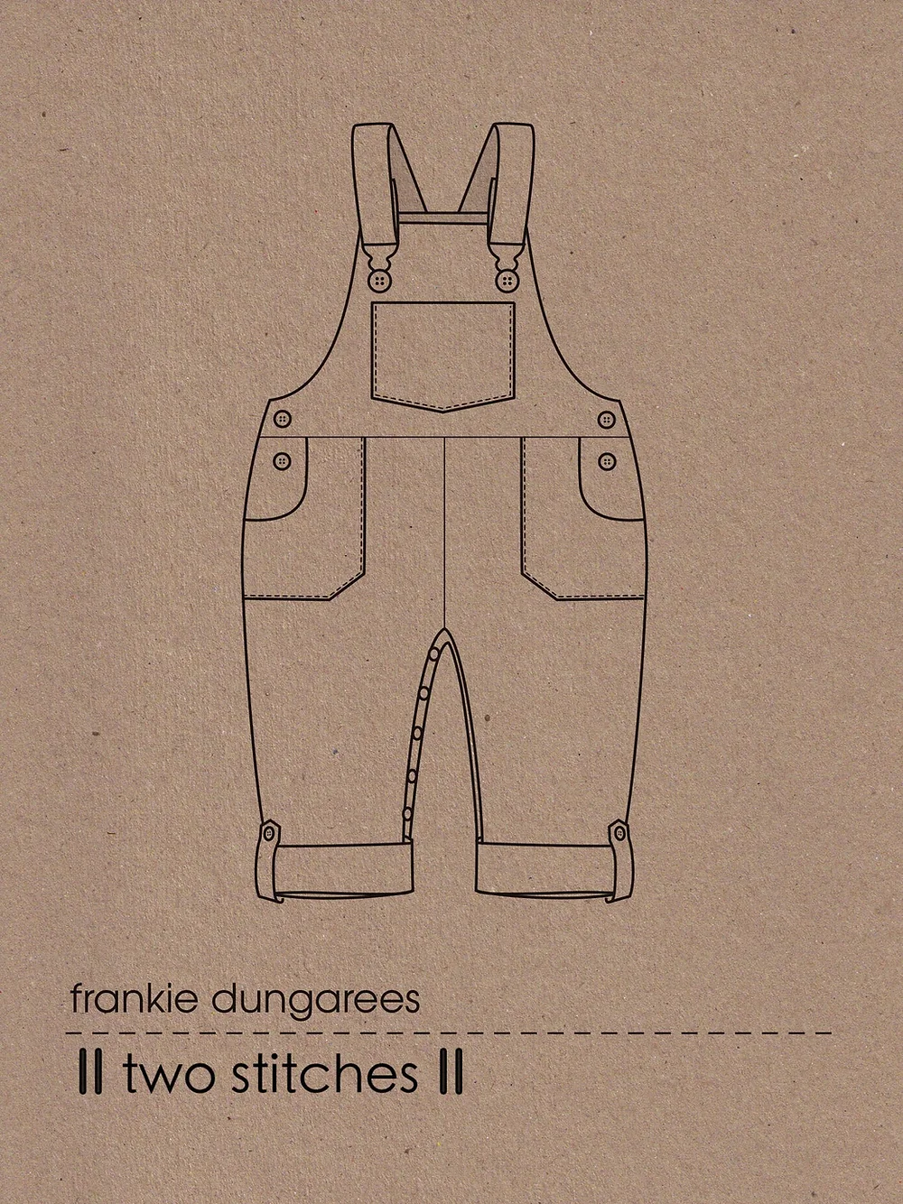 Two Stitches KIDS - Frankie Dungarees & Pinafore