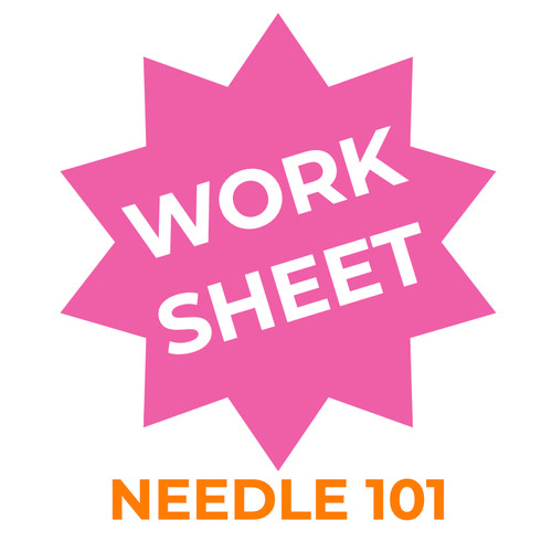 Needle 101 Worksheet Jessalli