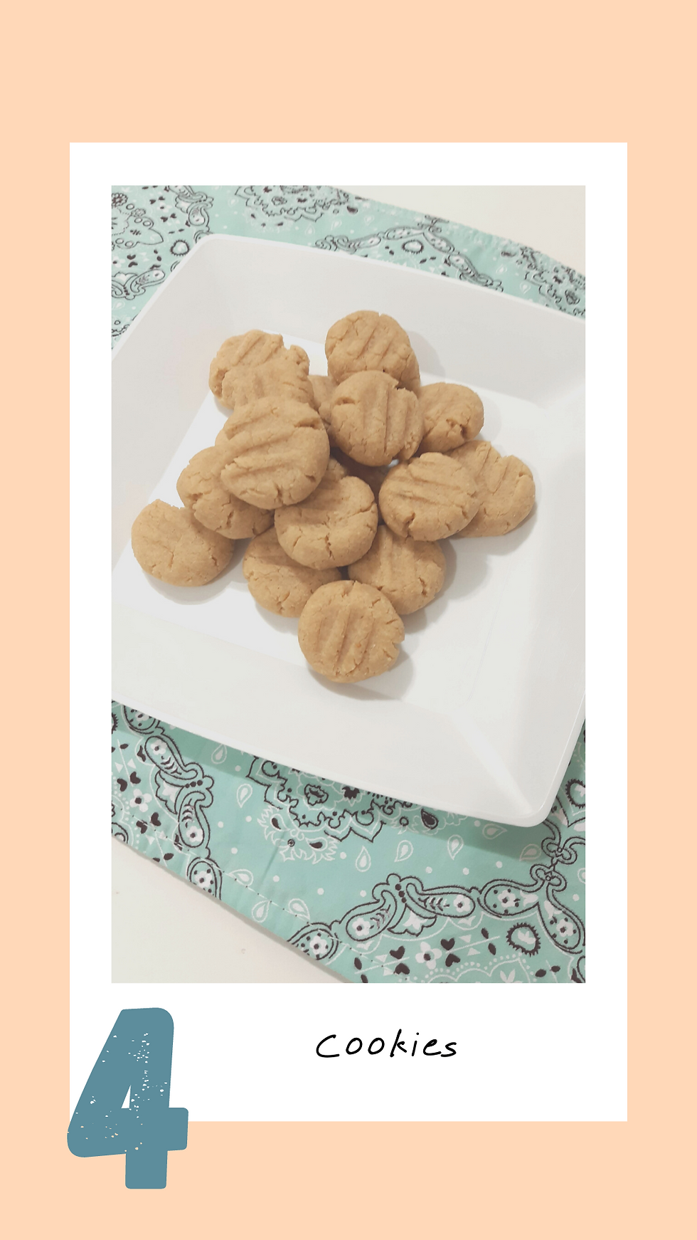 receita fácil cookie biscoito pasta de amendoim farinha de aveia criança