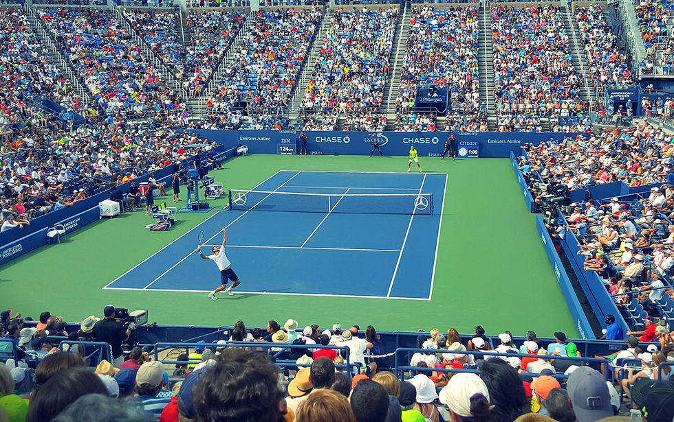 Tennis Match Crowd