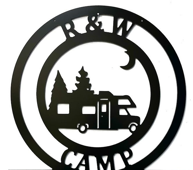 Class C Camper Sign - Happy Camper Personalized Decor - PK17ClassC