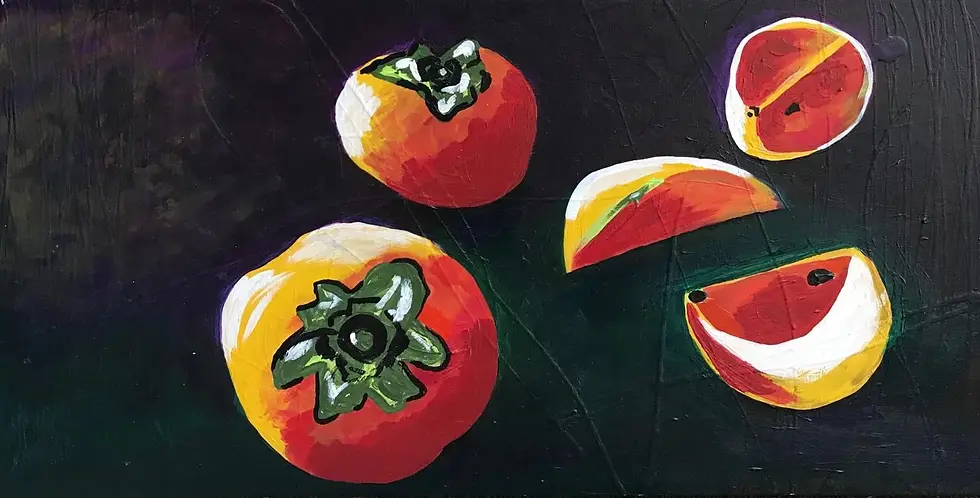 Persimmon - 12'x24' - Acrylic on Canvas