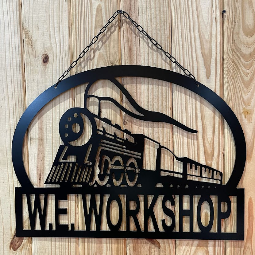 Thumbnail: Steam Train Custom Name Sign - Train Collector Gift - PKTrainOvalBox