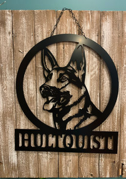 Thumbnail: German Shepherd Wall Art - German Shepherd Decor Customized - PKGermanBox