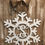 Thumbnail: Snowflake Monogram Letter Sign - Snowflake Winter Decor - PKSwFlk1