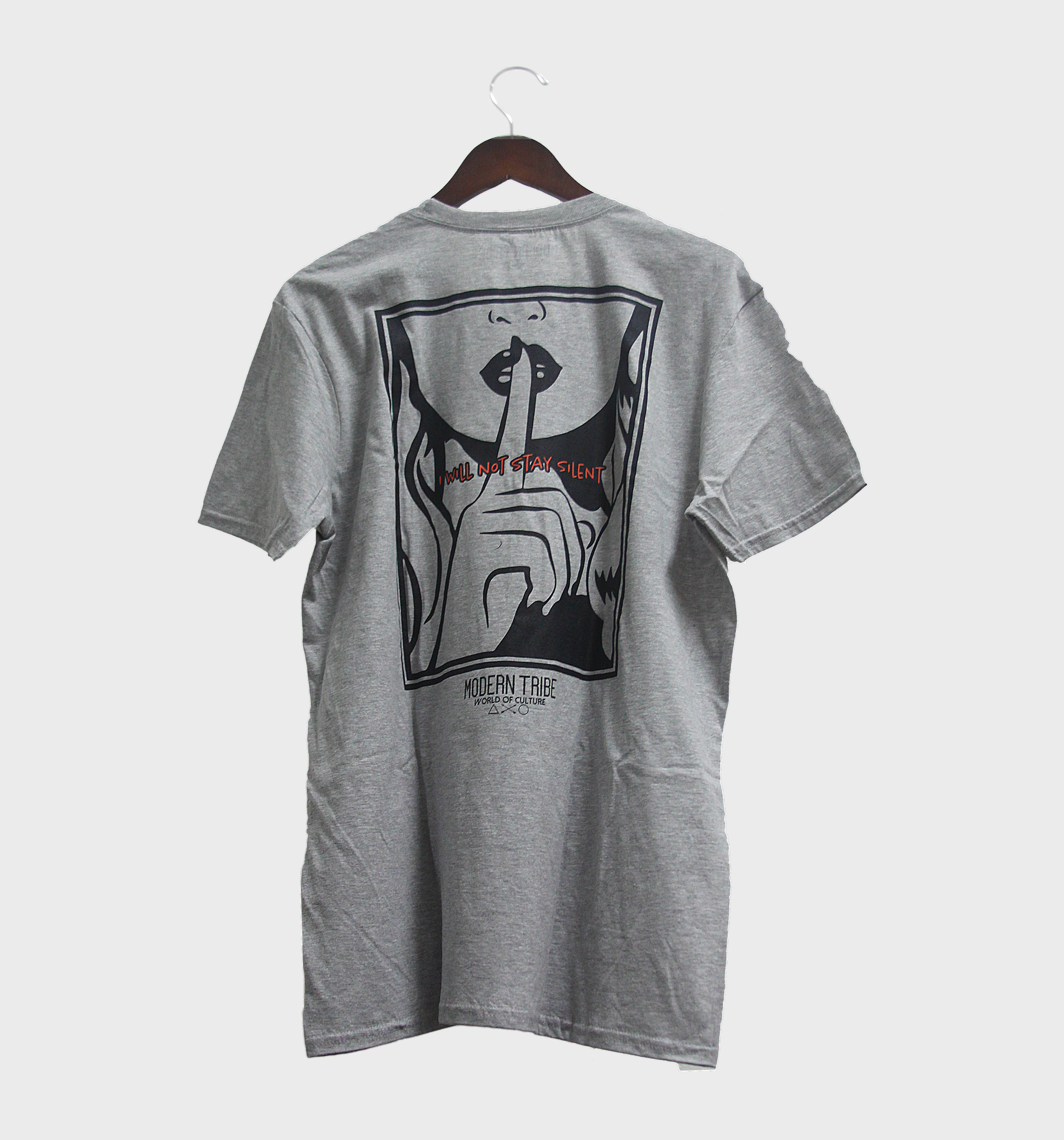 I will not stay silent (Heather gray)