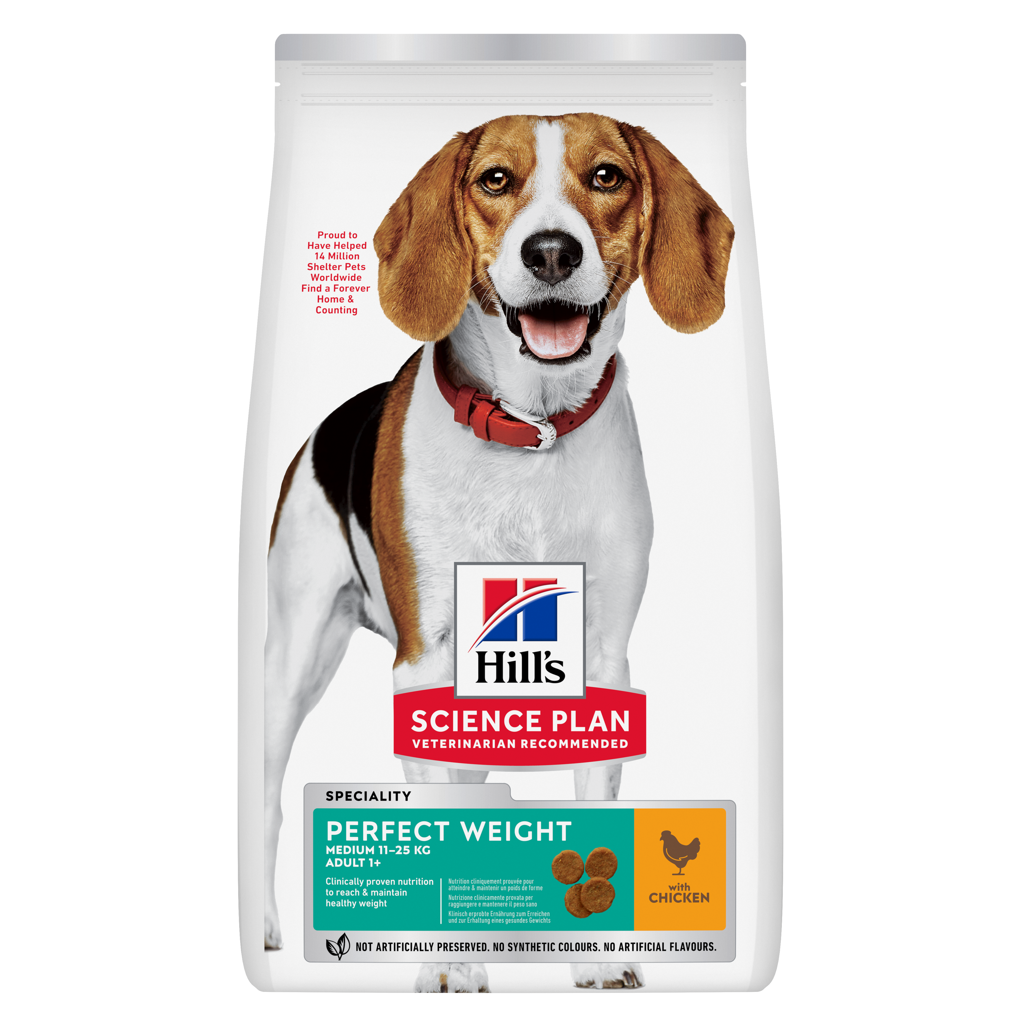 Hill's Science Plan Perfect Weight Chicken Medium Adult Dog Food