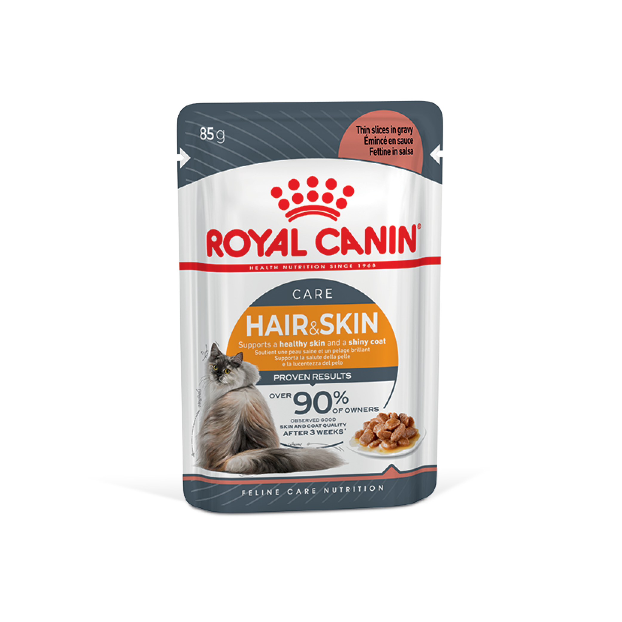 Royal Canin Hair & Skin Wet Cat Food Pouch