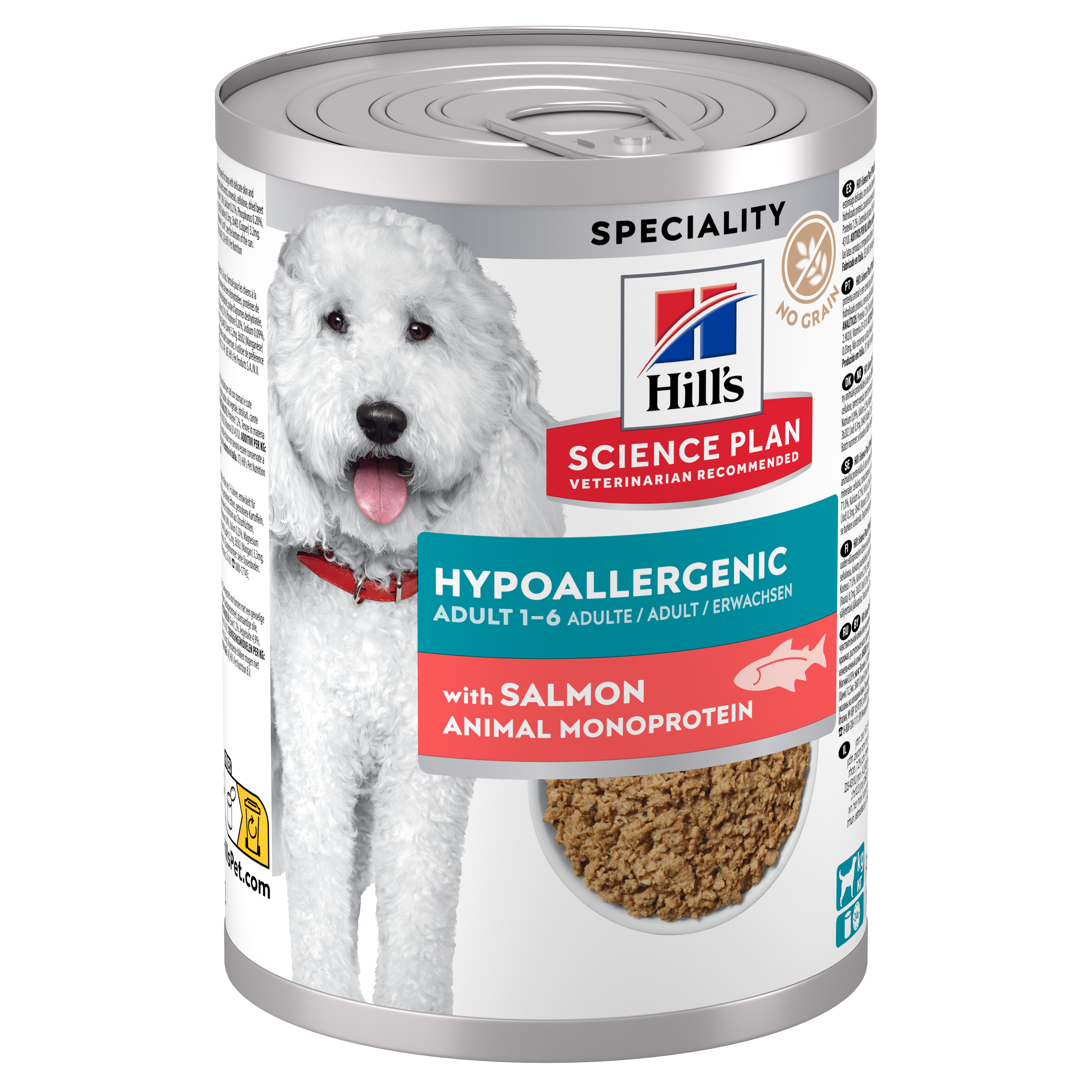 Hill's Science Plan Hypoallergenic Salmon Adult Wet Dog Food