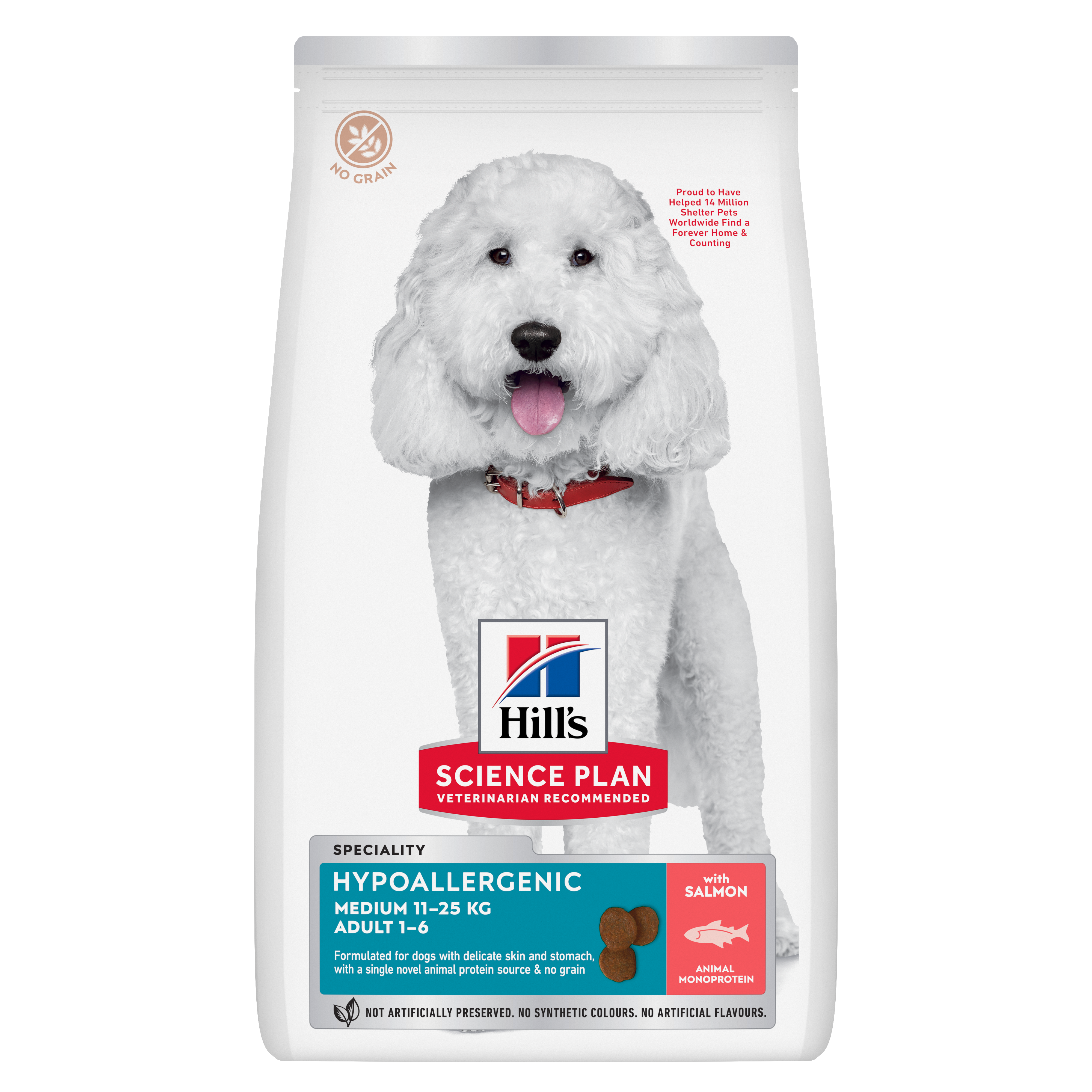 Hill's Science Plan Hypoallergenic Salmon Medium Adult Dog Food