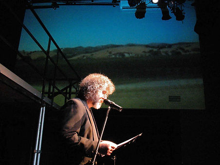 John Freedman at a play reading in Moscow, 2012.