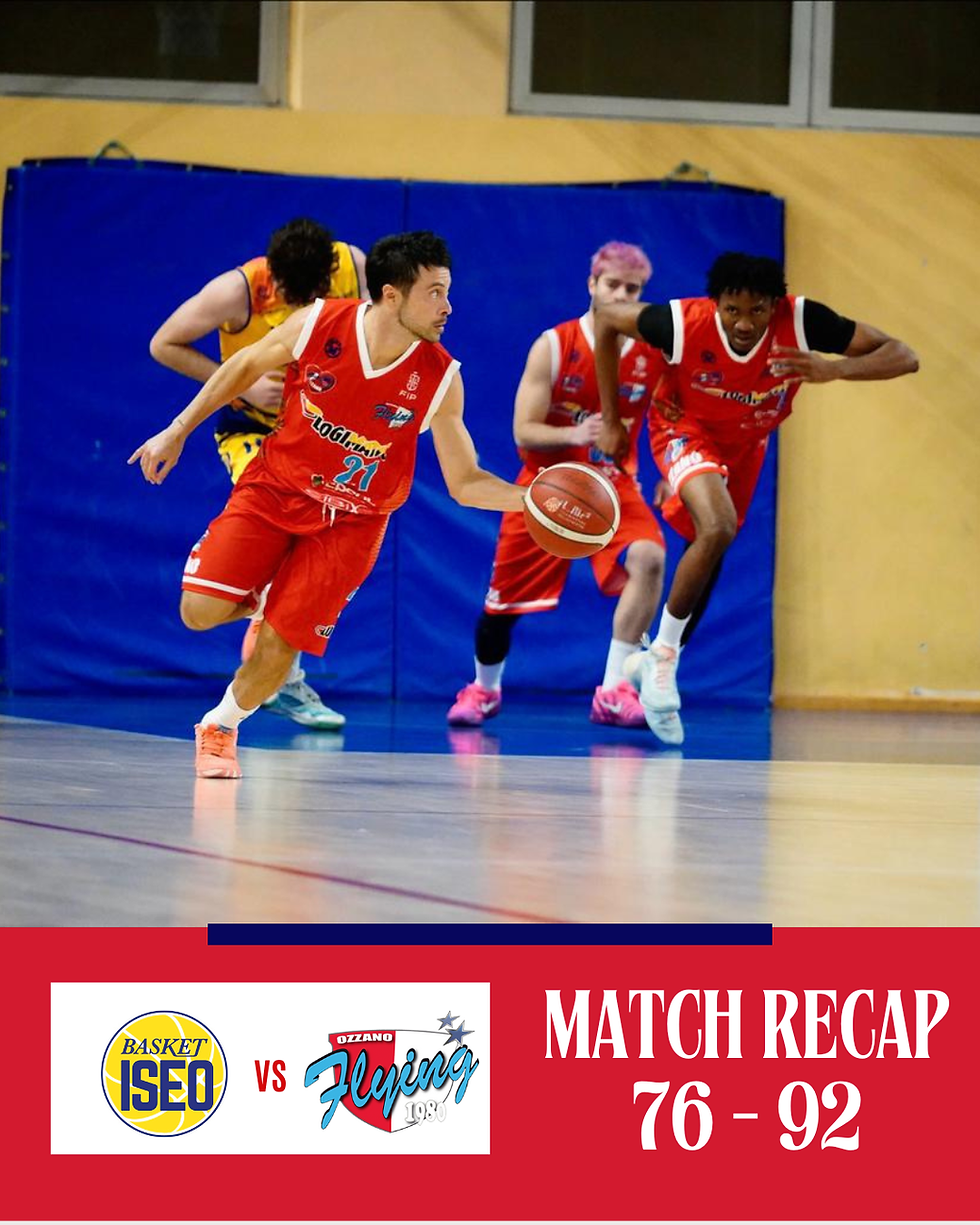 I Flying ingranano la sesta, Iseo sconfitto a domicilio